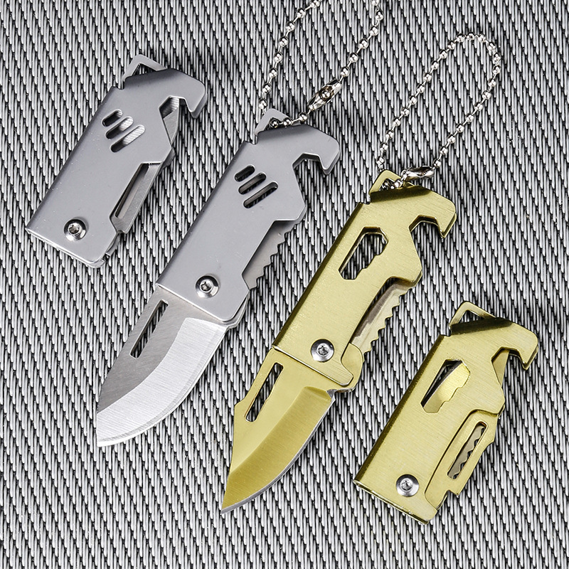 便携锋利户外折叠刀高硬度迷你小刀小钢炮迷你小刀随身挂件小折刀