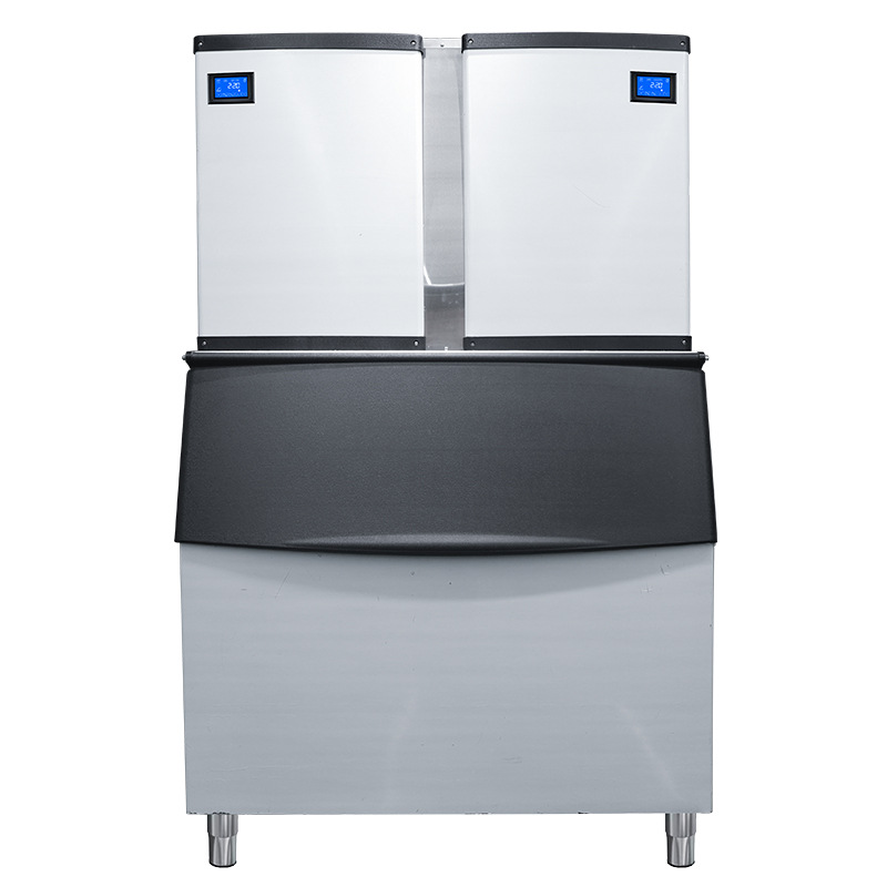 Beneficio mutuo Hengda Fangbing Máquina de hielo Tienda de té con leche Máquina de hielo KTV Bar Máquina de hielo comercial Hielo cuadrado de partículas grandes