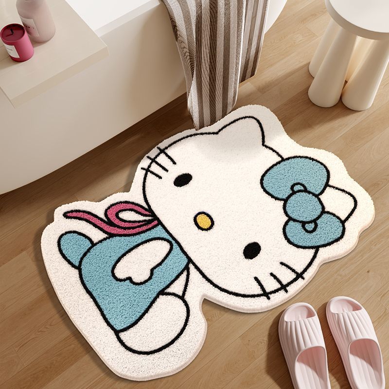 hellokitty凯蒂猫浴室地垫可爱卡通少女卧室装饰地垫隔凉脚垫代发|undefined