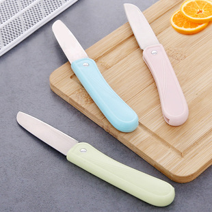 Fruit Knife Portable Folding Knife Multifunctional Portable Mini Household Stainless Steel Peel Knife Kitchen Small Knife