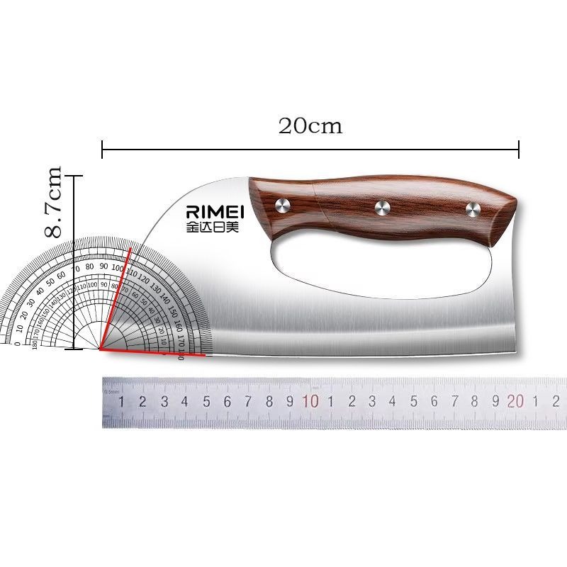 Cuchillo de cocina doméstico de acero inoxidable sin molienda, cuchillo de corte de verduras y carne, cuchillo ligero