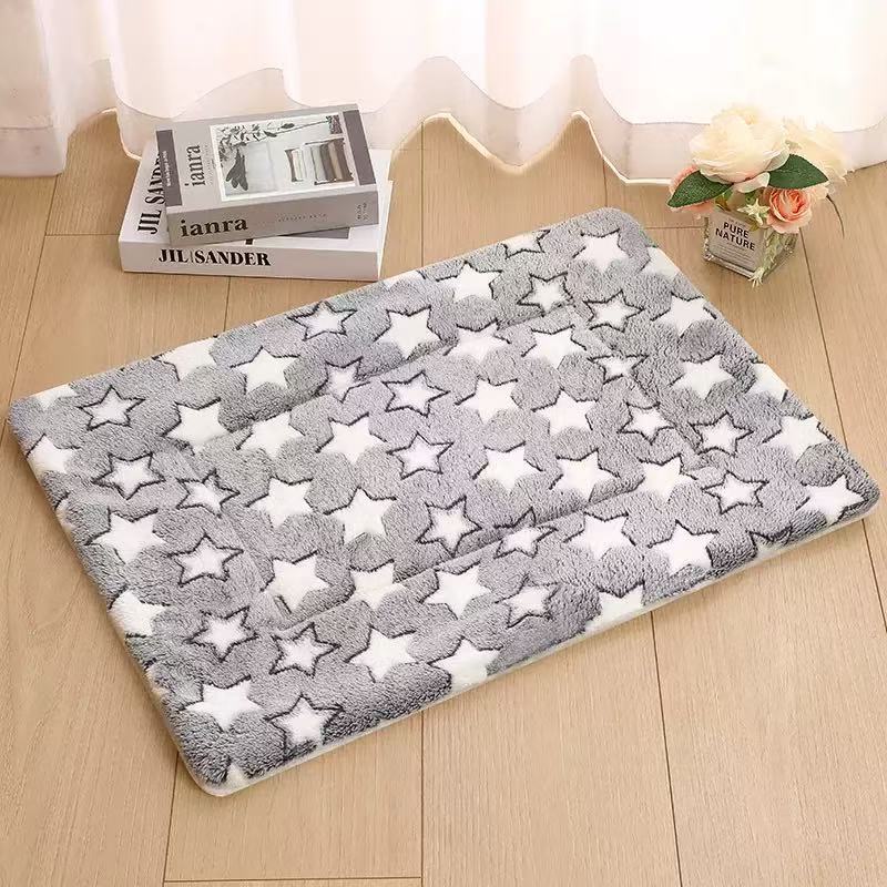 Gray white star (flannel thick mat) / 32*25cm (recommended within 1.0kg cm)