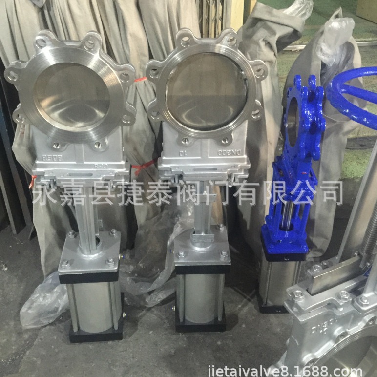 供应PZ673H气动刀闸阀  PZ673H-10C气动刀型闸阀 气动浆闸阀