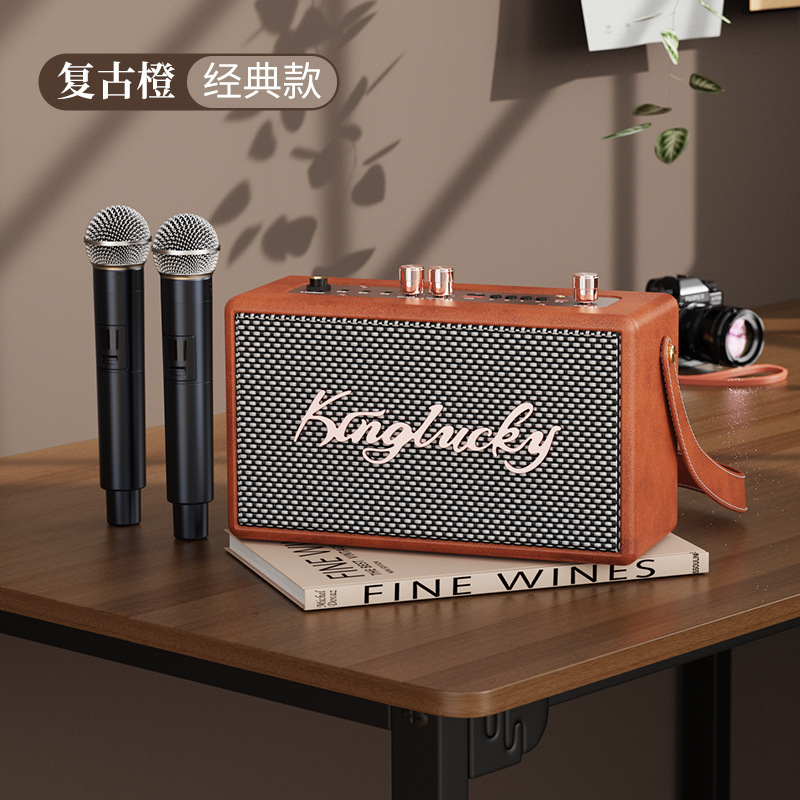 クロスボーダーs 16大出力家庭ktv bluetoothオーディオセット点歌機家庭用カラオケ一体型マイク|undefined