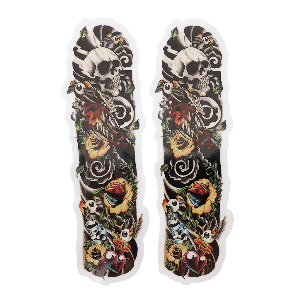 Adecuado para motocicletas Harley Great Glide Acomotor Pegatinas de cabeza fantasma Pegatinas de calavera de deslizamiento grande Pegatinas de absorción de impactos