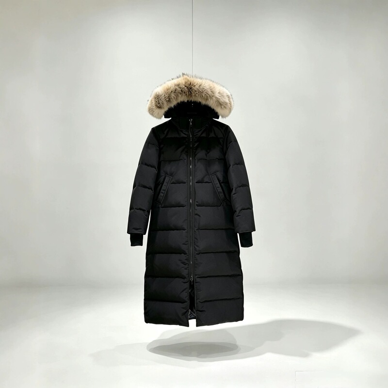 Cross-border goose down jacket 22 models Mystique parka Puffer Coat extra-long hooded thickened women's version