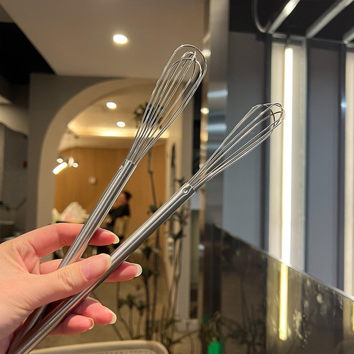 444Z wholesale gadgets, great use!  Export 304 stainless steel household small egg beater manual mixing