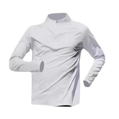 Half Zip Training Top for Men, Long Sleeve Quick-Dry Running Shirt, Sports Track and Field T-Shirt, Running and Fitness Clothing