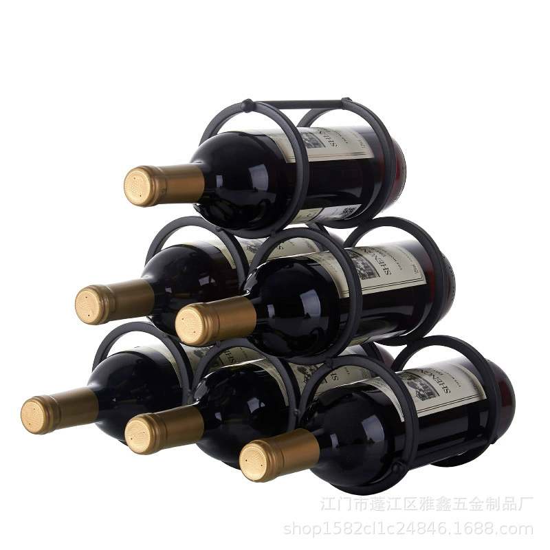 Red wine rack ornaments household wine bottle rack wine rack display rack wine rack storage rack creative creative storage