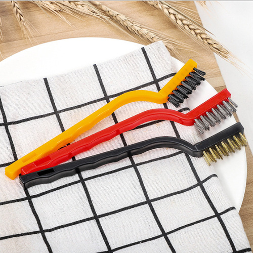 Kitchen stove brush gas stove brush powerful decontamination cleaning brush rust removal polishing range hood cleaning brush artifact