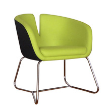 设计师TJHFC-346Y售楼洽谈桌椅组合现代简约培训咖啡休息椅彩色沙