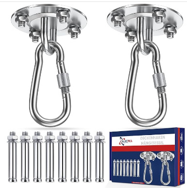 나사가 있는 디스크 스프링 후크* 0.1kg 세트-785g