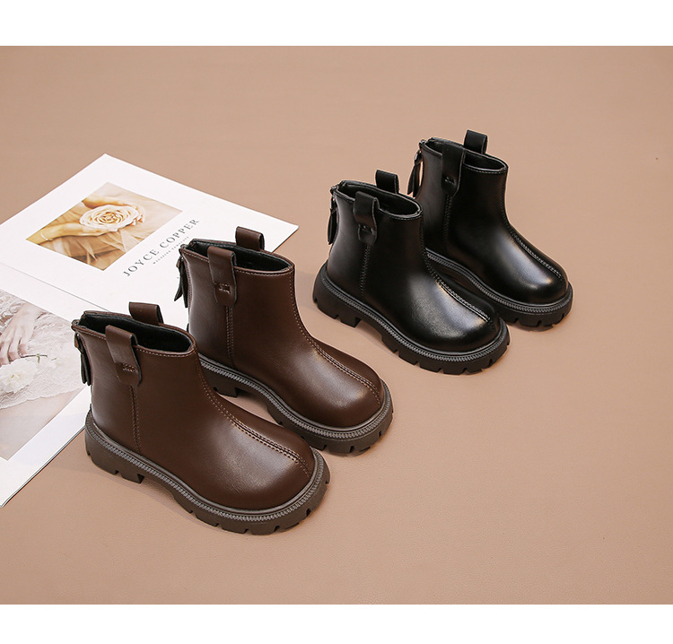 Kinder Martin Boots Warm Aus Samt Leder Für Jungen Und Mädchen_voghion.com