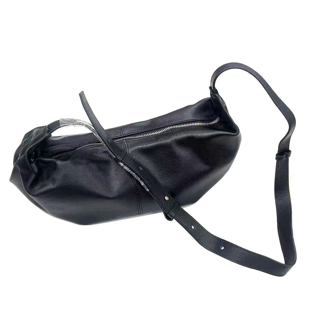Ladies Leather Saddle Bag Shoulder Crossbody Commuter Handbag_voghion.com