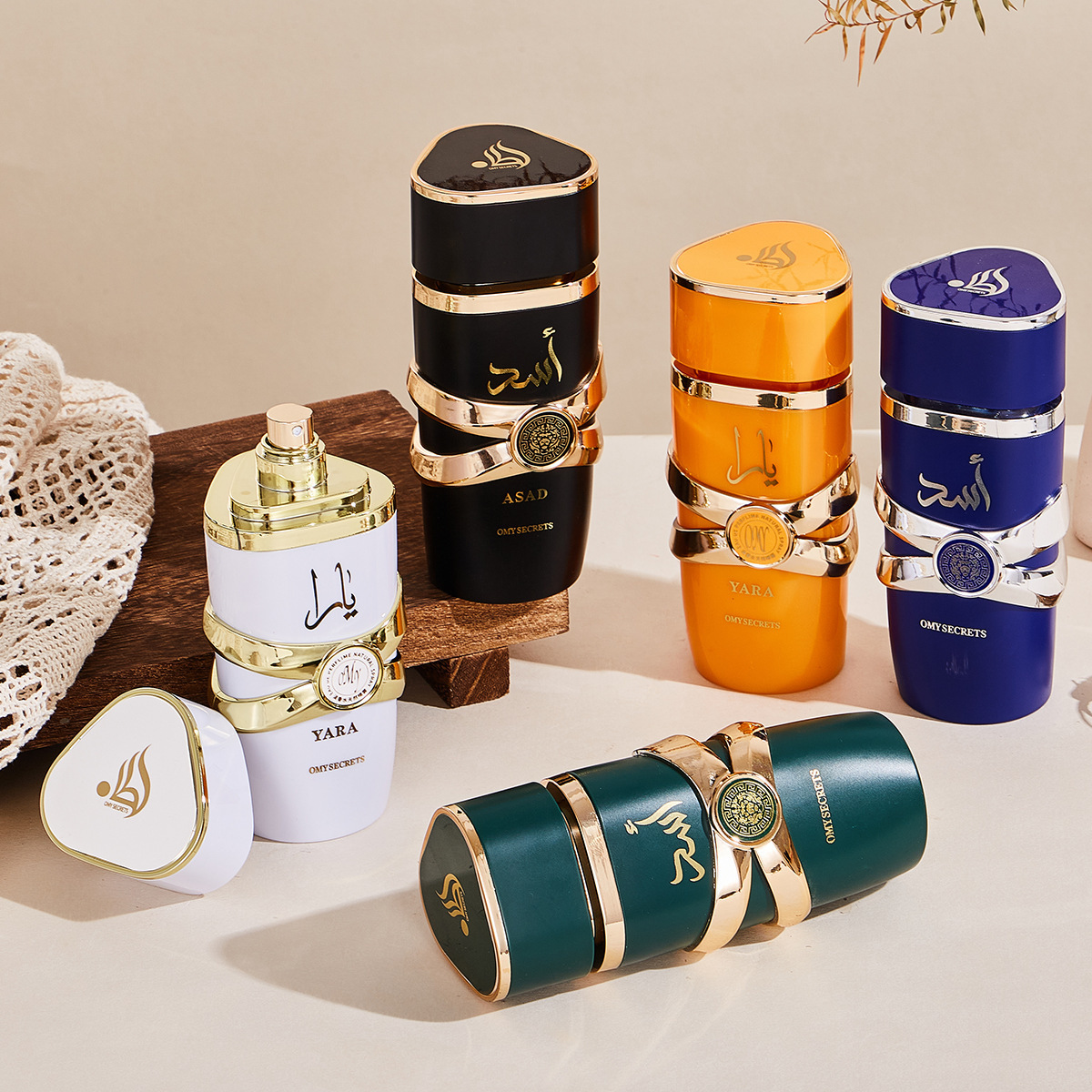 Perfumes transfronterizos para hombres y mujeres ASAD comercio exterior árabe LATAFAYARA madera fragancia Oriente Medio fragancia Dubai
