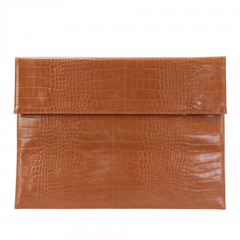 Middle Eastern Animal Pattern Hand-Held Notebook Liner Bag Business Leather Envelope Bag Horizontal Envelope Style Computer Bag Hot Sale