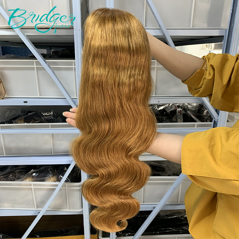 Tehtaan 13 * 4 pitsipäähine, väri #30, aidosta hiuksesta valmistetut peruukit_voghion.com