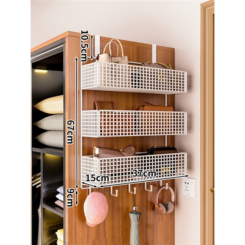 흰색 3단 대형 후크(캐비닛 측면 모델)