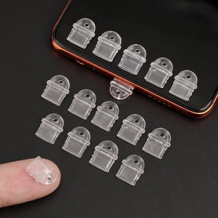 Cross-Border Suitable for Apple Interface Charging Port Plug DIY Hole Decoration Accessories Type-C Huawei Mobile Phone Dust Plug