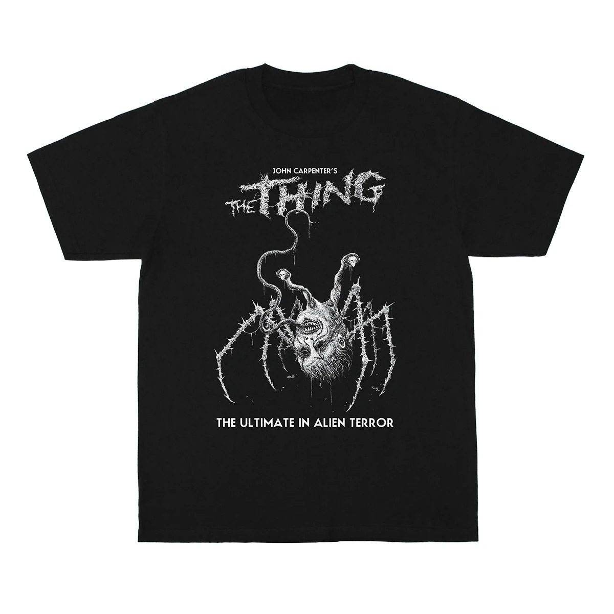 The Thing t恤约翰·卡彭特恐怖电影他们生活万圣节黑暗王子夏季