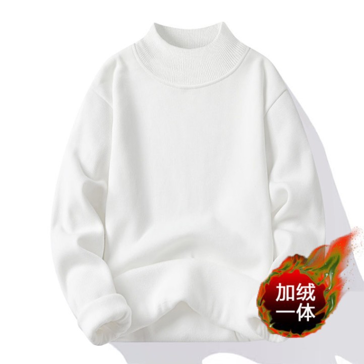 Suéter de cuello de media altura, ropa de invierno para hombres, camiseta de punto, camiseta de punto casual para hombres