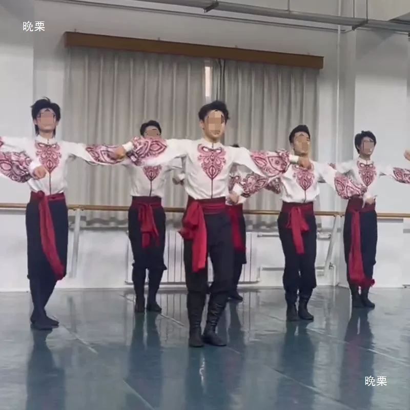 Уйгурская мужская одежда Xinjiang Dance Clothing Art Exam Custo