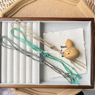 Original hand-woven gourd rope car lanyard hand rope atmospheric snake knot gourd waist rope hand anti-fall rope