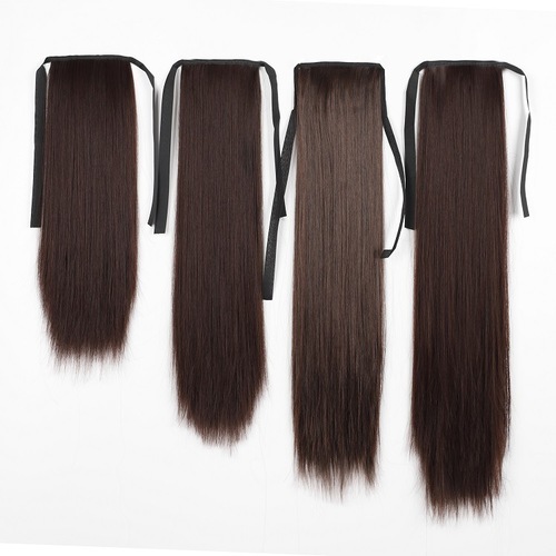 Braid Style Long Straight Fiber Wigs for Women, Hanfu Style Natural Hair Wigs with Extensions