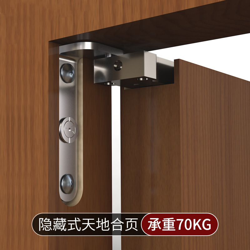 bisagra tridimensional ajustable oculta montaje oculto bisagra de puerta de puerta eje de puerta de apertura plana fábrica de eje giratorio superior e inferior