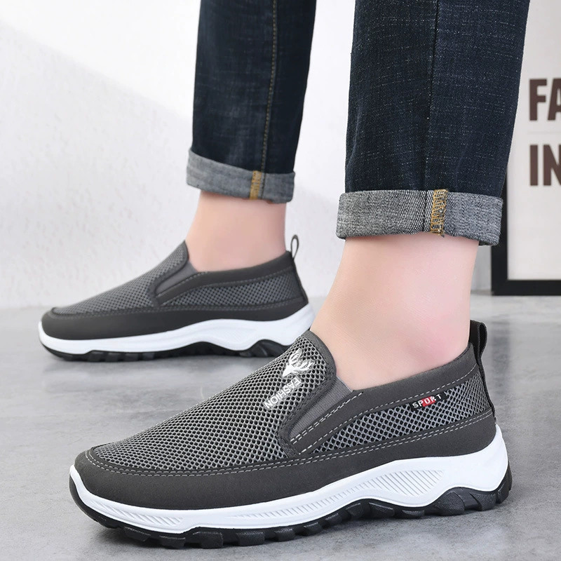 【8880】Прогулочная обувь Feiwei удобная, дышащая, нескользящая, износостойкая, на мягкой подошве, для бега на мягкой поверхности, рабочая обувь.