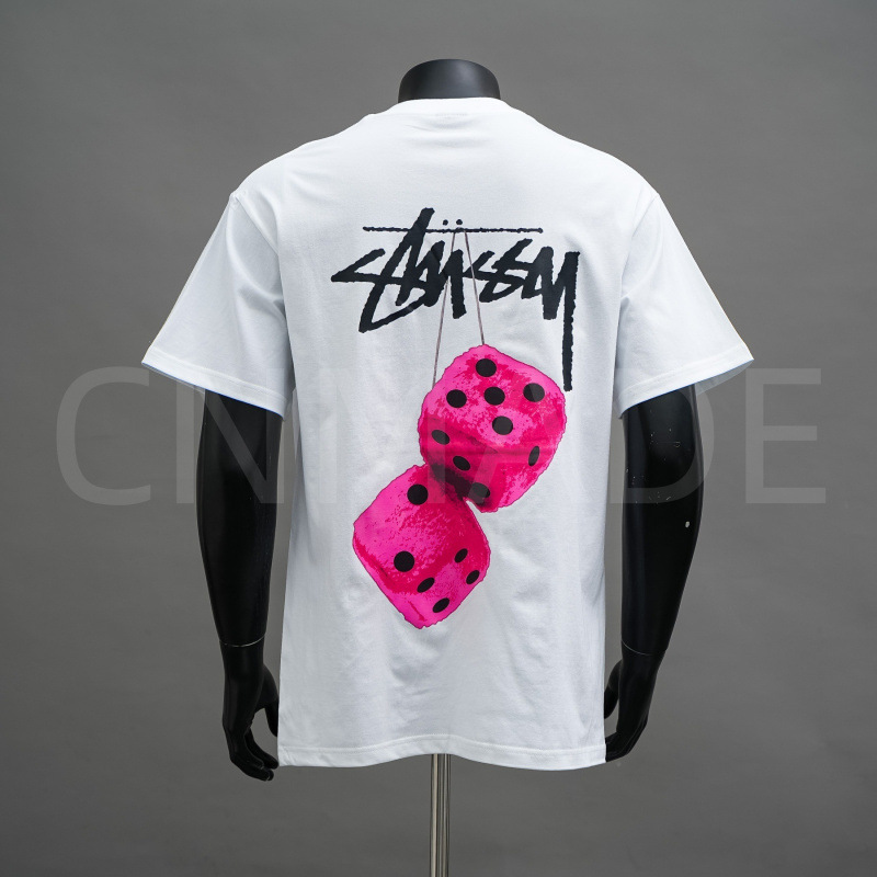 STU Cotton Short-Sleeve T-Shirt, Printed, American Retro Style, for Men and Women | Moisture Wicking