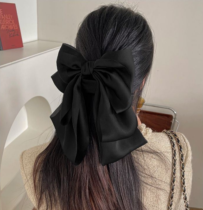 Sweet Style Women's Sweet Bow Knot Cloth Hair Clip Hair Claws