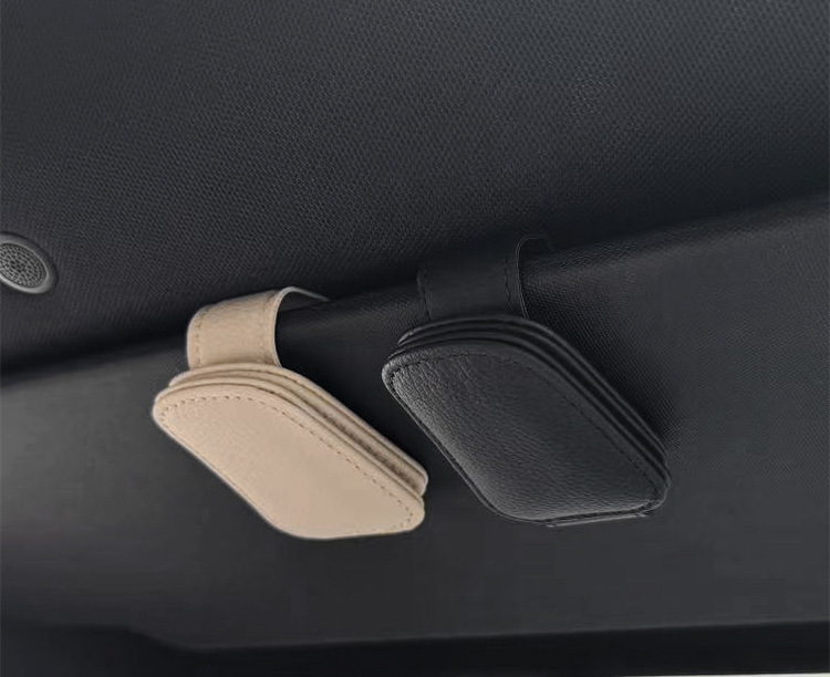 Cross-Border Car Eye Clip Car Sun Visor Car Glasses Clip Car Sunglasses Case Glasses Clip Factory Ready Stock