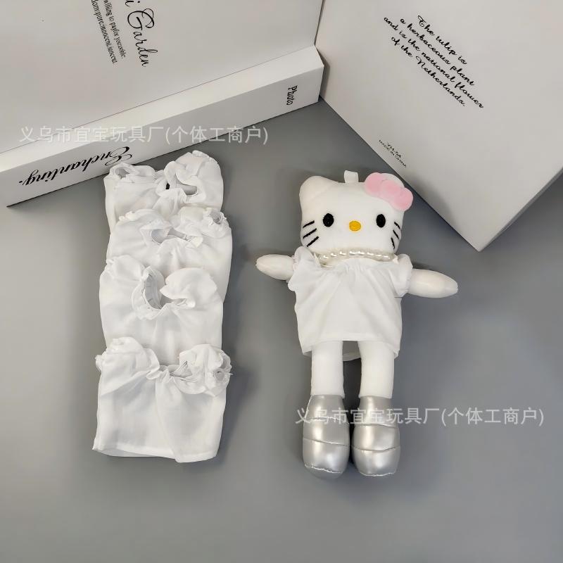 Long-Legged Kt Zsiga Gazi Sister Movable Doll 10-14cm Pure White Puff Sleeve Short-Sleeve T-Shirt Shirt Long-Legged Kt Zsiga Gazi Sister Movable Doll 10-14cm Pure White Puff Sleeve Short-Sleeve T-Shirt Shirt