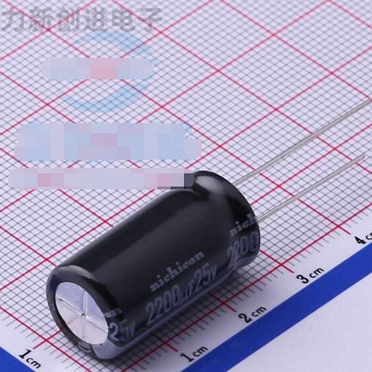 UVZ1E222MHD描述2200uF 25V电解电容器