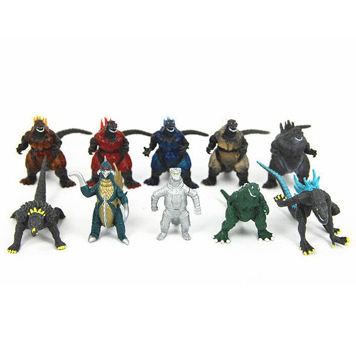 Godzilla Figure Model Ornaments 10 Types vs. King Kong Mechanical Simulation Dinosaur Monster Toys Dolls