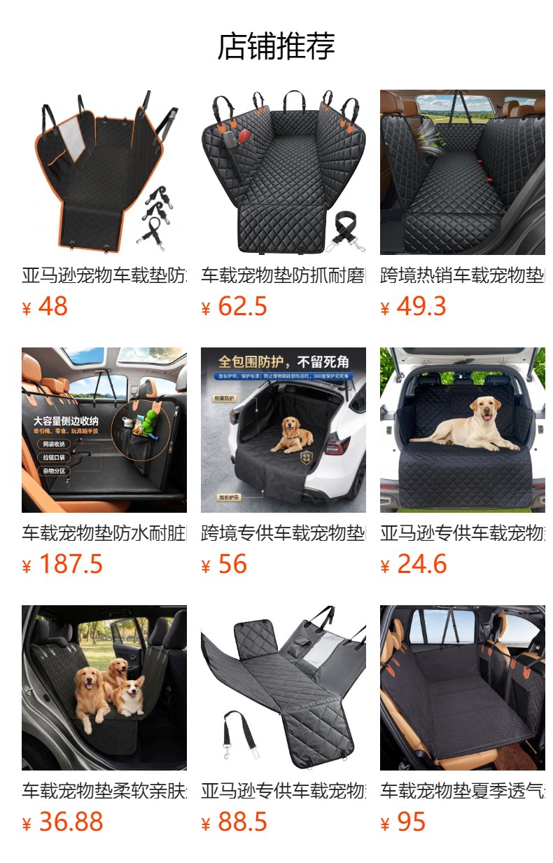 Cross-Border Direct Supply of Car Pet Mats, Waterproof, Dirt-Resistant, Scratch-Resistant, Suitable for All Seasons, Can Be Stored in the Car Trunk
