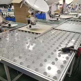 牛眼流水线传送球输送带滚筒皮带线包装分拣线万向牛眼滚珠工作台