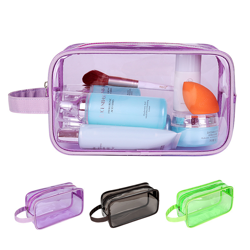 Wear-resistant waterproof cosmetic bag PVC