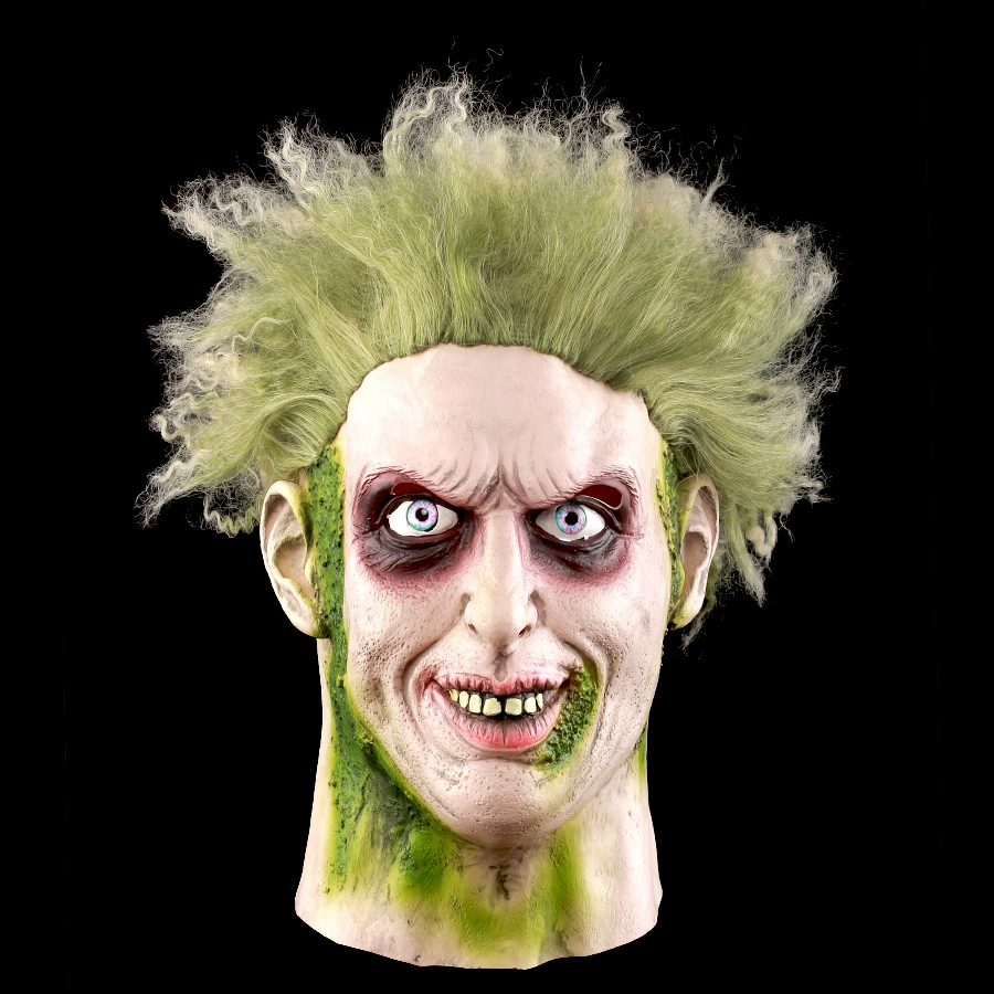 Маска Архимага на Хэллоуин с париком, BeetleJuice (Майкл Китон) парик