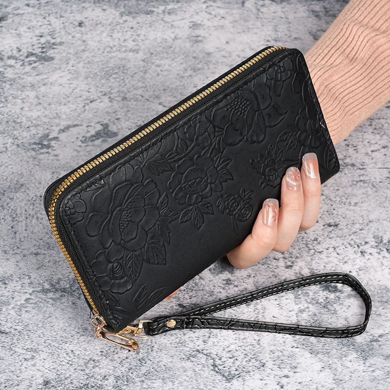 2025 New Style Wallet Women's Long Korean Style Fashion Hand-Held Coin Purse Zipper Multi-Functional Women's Mobile Phone Bag 2025 New Style Wallet Women's Long Korean Style Fashion Hand-Held Coin Purse Zipper Multi-Functional Women's Mobile Phone Bag