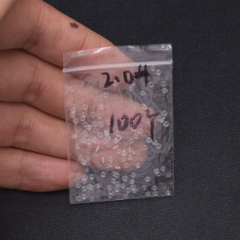 透明なシリカゲルのスペーサーの手串の真珠の玉の玉のスペーサーのdiyのブレスレットのネックレスのビーズの部品の真珠のクッション|undefined