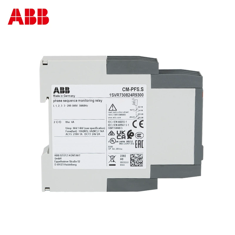 ABB 相序保护继电器 CM-PFE 缺相保护 CM-PFS.S/PSS.31S 三相监测 MPS.41S
