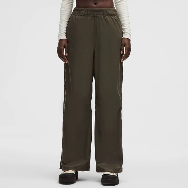 Luluzgly Women's Quick-Dry Loose Wide-Leg Pants Mechanical Style Leather Pants Elastic Casual Loose Jogger Pants Luluzgly Women's Quick-Dry Loose Wide-Leg Pants Mechanical Style Leather Pants Elastic Casual Loose Jogger Pants