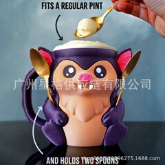 跨境新品Bramble, the Bat Ice Pint Holder蝙蝠冰激凌杯品脱架