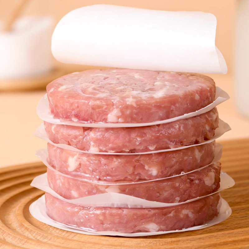 Papel de comida al por mayor estera de papel Hamburguesa de carne congelada papel de succión de aceite de barbacoa 100 unids/pack de alimentos