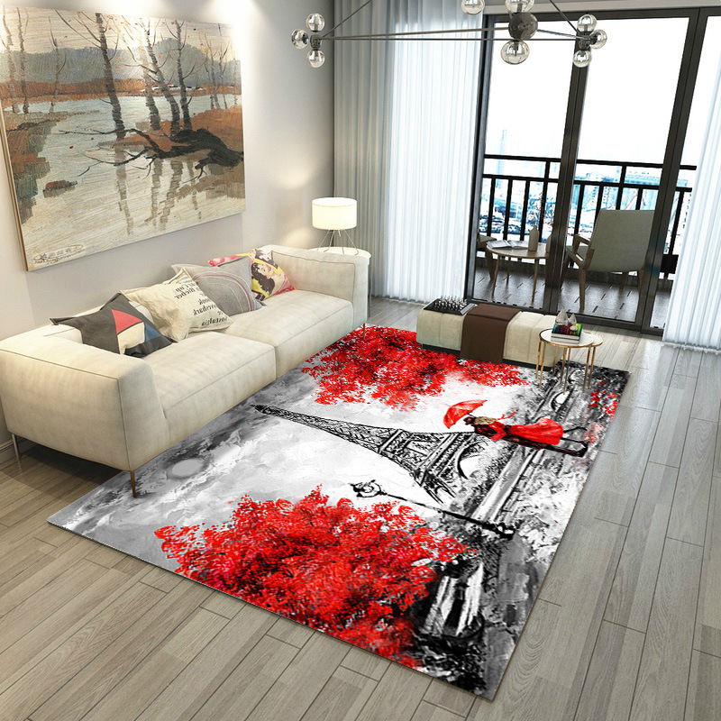 水晶绒地毯,卧室地毯,满铺地垫,装饰地毯