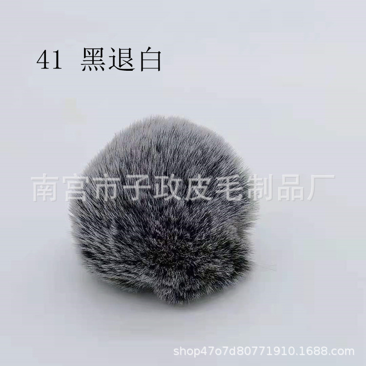 Bola de piel de conejo de imitación 6cm7cm8cm9cm10cm Bola de piel al por mayor hecha a mano DIY joyería ropa zapatos accesorios adornos