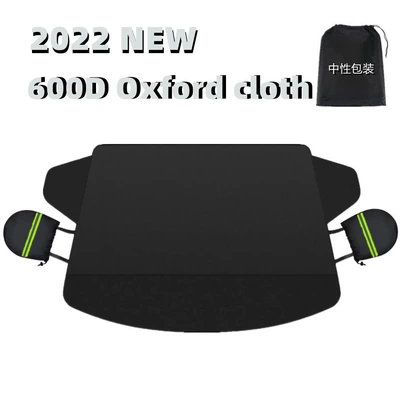 Directly from the manufacturer: Car snow cover for front windshield, 600D Oxford fabric, winter windshield frost protection (Car snow shield)