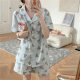 Real shot fashion New ins Plaid cartoon bear home clothes short sleeve suit cute student pajamas two-piece set